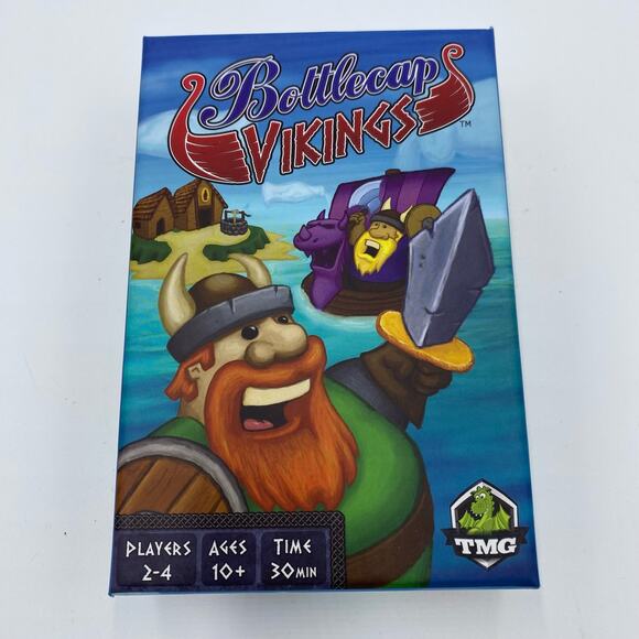 Bottlecap Vikings Board Game: Open box only/ Unassembled - Picture 1 of 3